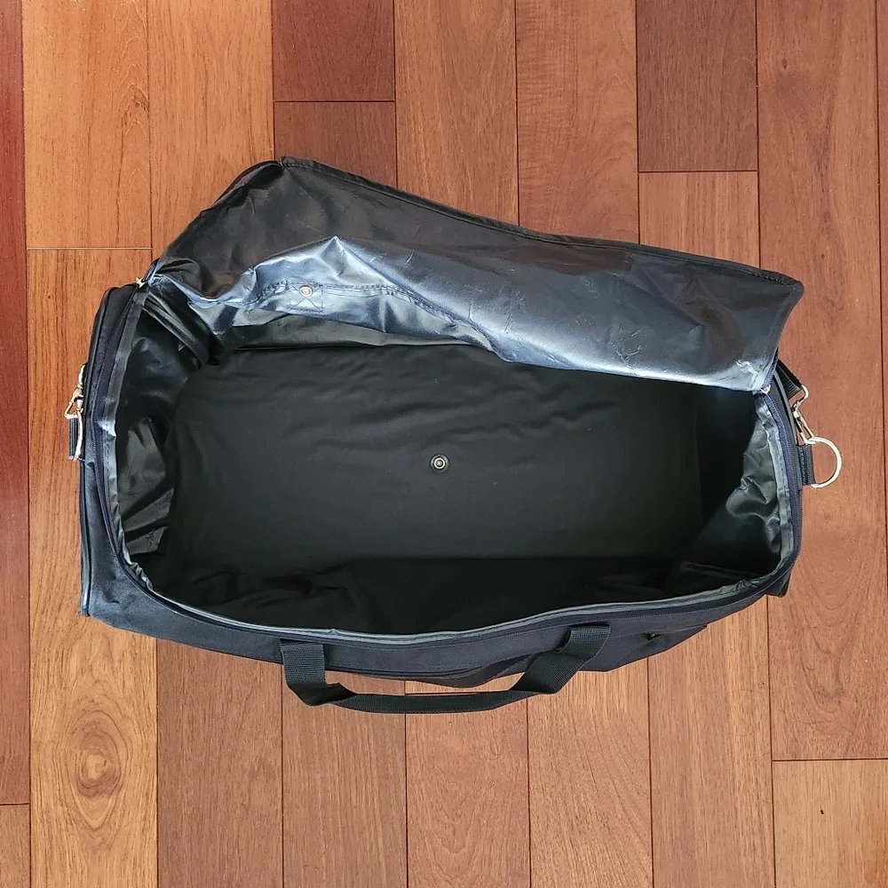 Vintage Atlantic Navy blue large luggage duffel bag. One size - 12